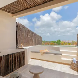 Private Pool And Rooftop In Aldea Zama, 24 7 Security In A Gated Community 15 Apartment